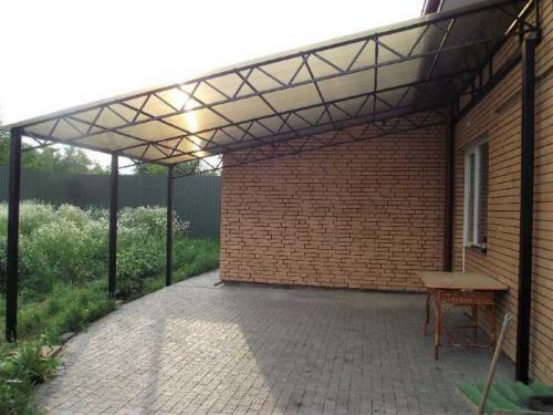 Строительство навеса своими руками. Навес своими руками — модели, конструкции и идеи, как построить из современных материалов навес