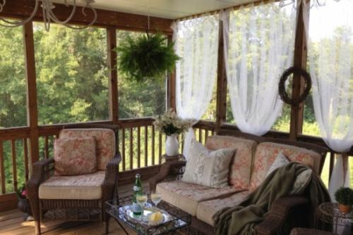 Какие виды террас могут быть оборудованы шторами ПВХ. Шторы для террас из ткани