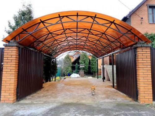 Навес из поликарбоната своими руками. Навес из поликарбоната — поэтапный мастер-класс для изготовления своими руками, преимущества навеса, особенности конструкции