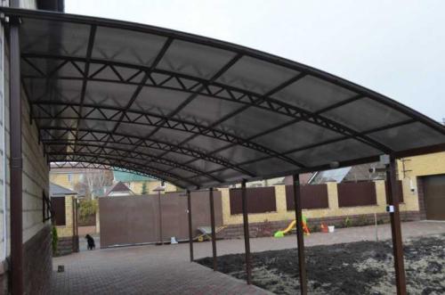 Навес из поликарбоната своими руками. Навес из поликарбоната — поэтапный мастер-класс для изготовления своими руками, преимущества навеса, особенности конструкции