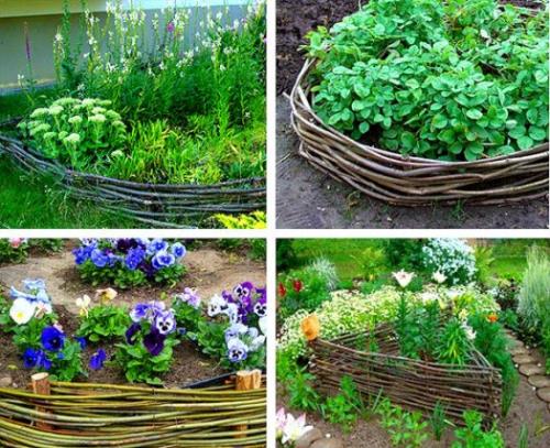 Клумбы во дворе частного дома — свежие 25 фото идей