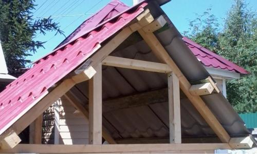 Двускатная крыша чертеж. Двускатная крыша дома своими руками: монтаж, установка, порядок сборки стропильной системы + расчеты, схемы и чертежи