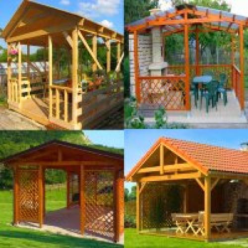 Стропильная система двускатной крыши беседки. Беседки для дачи С ДВУХСКАТНОЙ КРЫШЕЙ (15 способов сделать).