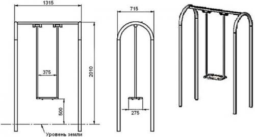 Качели своими руками из металла. Металлические садовые качели своими руками, чертежи, виды, нюансы