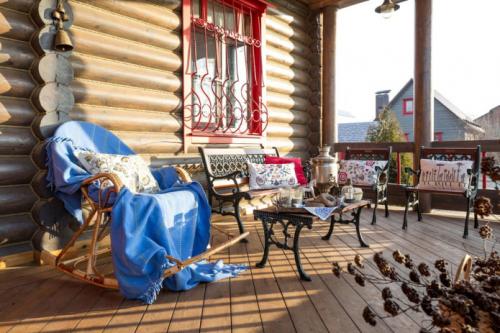 Зона отдыха на даче с камином. Выбираем лучшее расположение 21