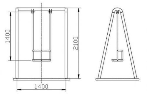 Садовые качели своими руками из металла: чертежи и размеры. Металлические садовые качели своими руками, чертежи, виды, нюансы