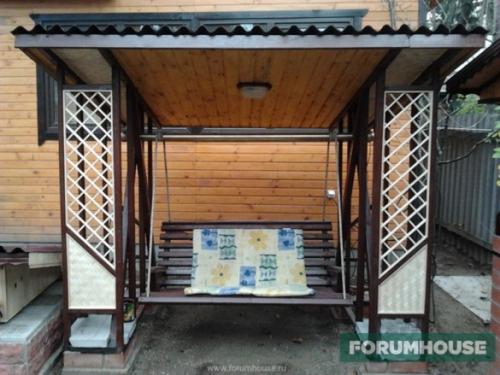 Зона барбекю на даче своими руками. Зона барбекю с перголами и «нормальным кирпичным камином»