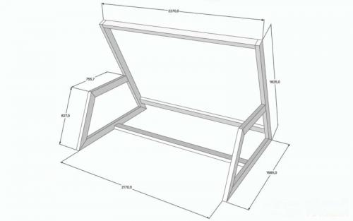 Садовые качели своими руками чертежи и размеры. Как сделать большие садовые качели