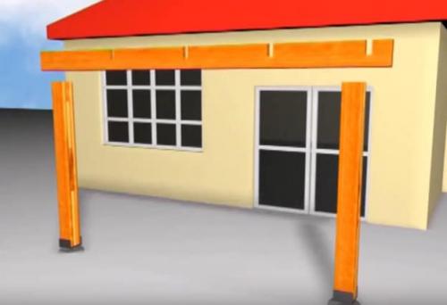 Навес над входной дверью в частном доме. Как построить навес над крыльцом своими руками