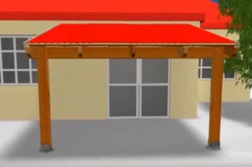 Навес над входной дверью в частном доме. Как построить навес над крыльцом своими руками