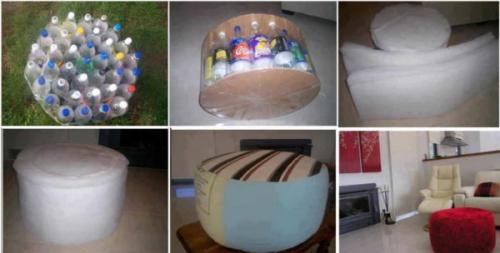 Что можно сделать из пластиковых бутылок на даче. Мебель из-подручных материалов: утилизируем пластиковые бутылки