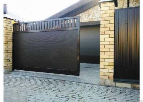 Въездная группа в частный дом размеры. Размеры ворот и калитки для частного дома
