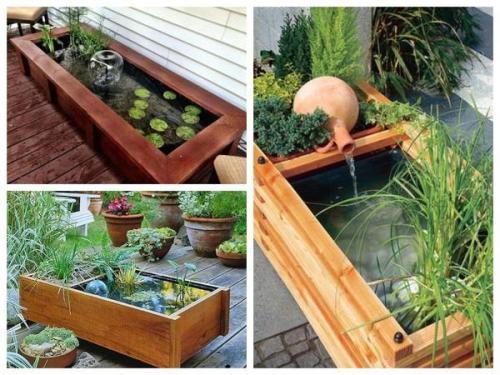 Мини пруд на даче. Водоем в миниатюре: дюжина простых идей