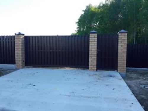 Въездная группа в частный дом. Обустройство въездной дорожки 02 Въездная группа в частный дом. Обустройство въездной дорожки 02