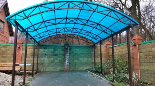 Как прикрепить навес к стене дома из профильной трубы. Все о навесах из профильных труб