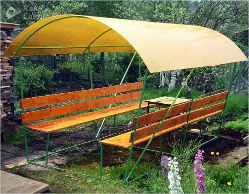 Навесы беседки из поликарбоната. Беседки из поликарбоната: преимущества и поэтапное изготовление 09