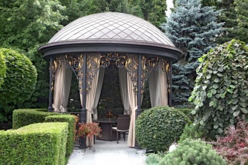 Беседки кованые с крышей. Кованые беседки для дачи: элитные, дорогие и уникальные, простые и красивые, оригинальные. Пример строительства беседки своими руками. 80 фото лучших вариантов беседок на даче