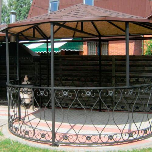 Беседки кованые с крышей. Кованые беседки для дачи: элитные, дорогие и уникальные, простые и красивые, оригинальные. Пример строительства беседки своими руками. 80 фото лучших вариантов беседок на даче