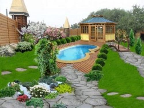 Как разместить дом на участке 10 соток. Участок 10 соток: идеи дизайна, варианты зонирования и особенности размещения основных элементов и строений (115 фото + видео) 35 Как разместить дом на участке 10 соток. Участок 10 соток: идеи дизайна, варианты зонирования и особенности размещения основных элементов и строений (115 фото + видео) 35