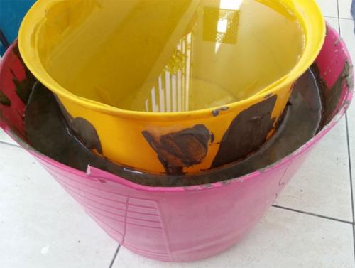 Горшок для цветов своими руками из цемента. Горшки для цветов из цемента и ткани (тряпки) своими руками, фото