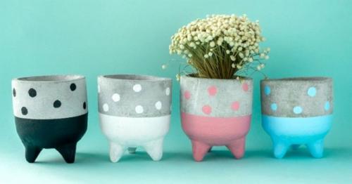Горшок для цветов своими руками из цемента. Горшки для цветов из цемента и ткани (тряпки) своими руками, фото