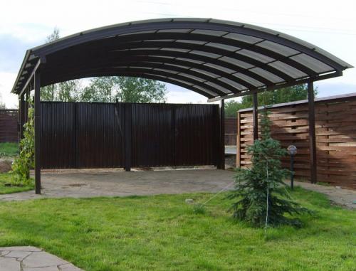 Навес на даче из поликарбоната. Навесы из поликарбоната — самостоятельное изготовление и особенности проектирования (100 фото)