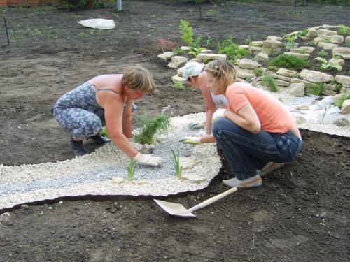 Сухой ручей в ландшафтном. Сухой ручей — красота на вашем участке! 04