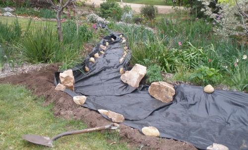 Сухой ручей в ландшафтном. Сухой ручей — красота на вашем участке! 03