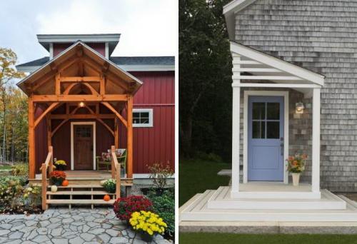 Крыльцо для дачного дома с навесом. Конструкция крыльца и ее основные типы