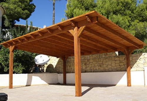 Как построить навес к дому из дерева своими руками. Натуральный материал на приусадебном участке – навес из дерева своими руками