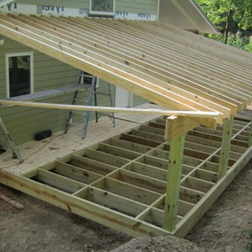 Терраса к дому проекты из дерева. Выбор конструкции 19 Терраса к дому проекты из дерева. Выбор конструкции 19