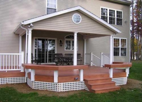 Крыльцо под одной крышей с домом. Крыльцо к дому — примеры стильного и красивого оформления входа в дом (135 фото и видео)