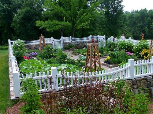 Изгородь декоративная для забора. Декоративные заборы для дачи – зонирование и украшение участка