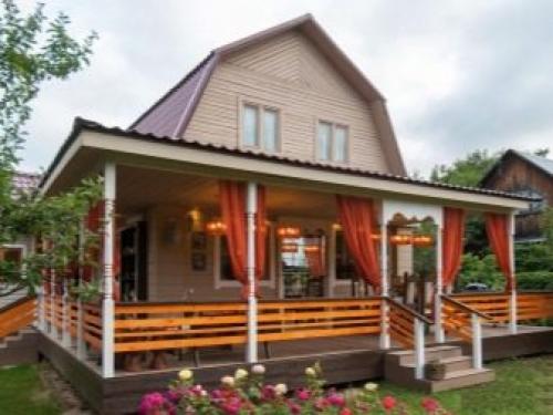 Проекты террасы к дому из дерева. Что потребуется для пристройки 11