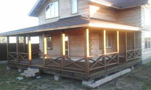 Открытая терраса. Проекты террас пристроенных к дому