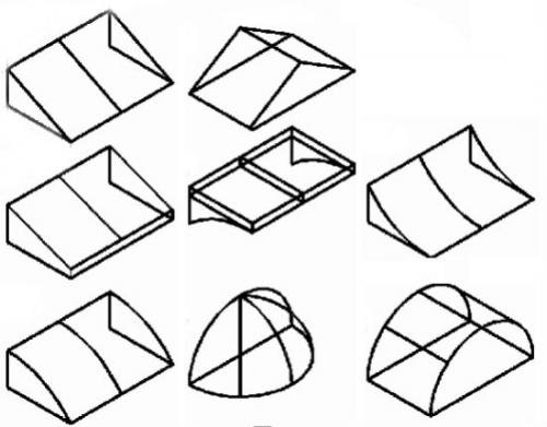 Открытый навес к дому. Стеновая опора 06 Открытый навес к дому. Стеновая опора 06