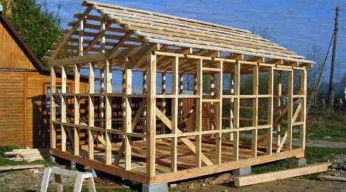 Дачный домик бытовка вагончик. Материалы