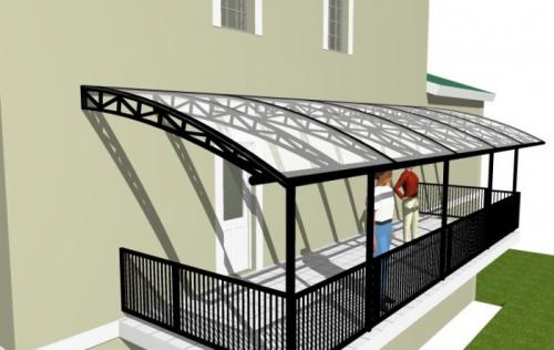 Навес для террасы из поликарбоната. Разновидности навесов из поликарбоната