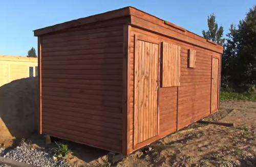 Вагончики для жилья на даче. Бытовки для дачи — особенности выбора недорогих и практичных проектов для дачи (115 фото)