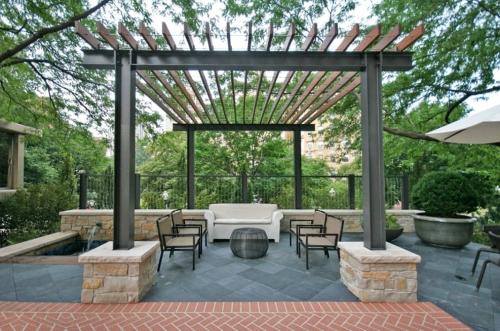 Беседка в современном стиле. Основные типы беседок