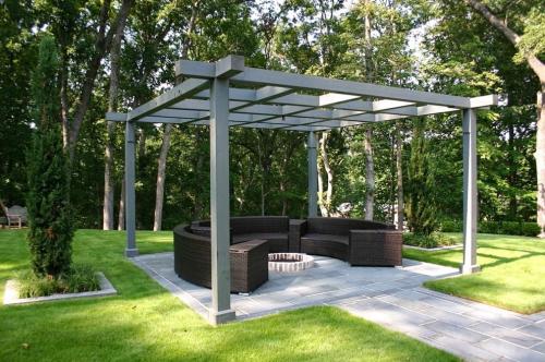 Беседка в современном стиле. Основные типы беседок