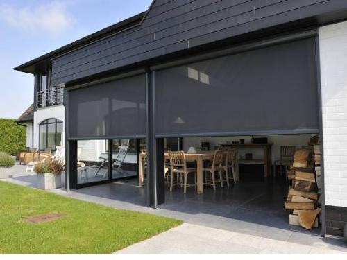 Рулонные шторы для беседки. Особенности штор для беседок