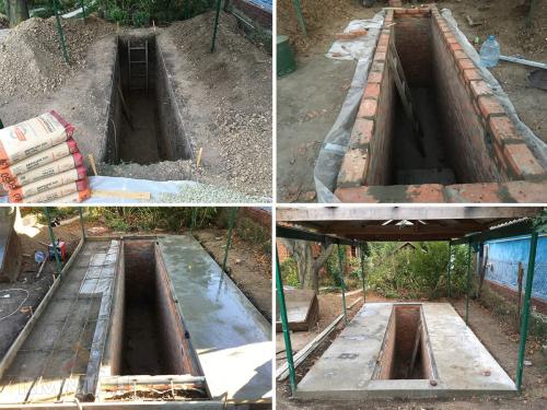 Как обшить навес к дому. Стеновая опора 16