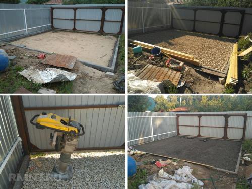 Как обшить навес к дому. Стеновая опора 15