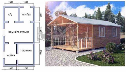 Каркасная баня под ключ недорого: как это возможно 01