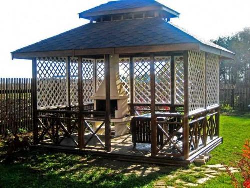 Беседка варианты. Беседки для дачи — разновидности конструкций, форм и размеров, материалы изготовления, идеи стильного дизайна (фото + видео)