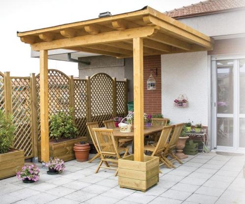 Беседка для дачи деревянная. Варианты постройки