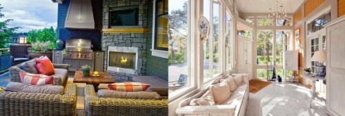 Какие элементы декора можно использовать для террасы в деревенском стиле. Как обустроить веранду: выбор стиля