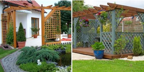 Пергола деревянная для вьющихся растений своими руками. Как сделать деревянную перголу своими руками