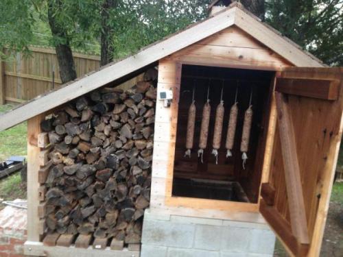 Коптильня на даче своими руками из кирпича. Коптильня на даче из кирпича